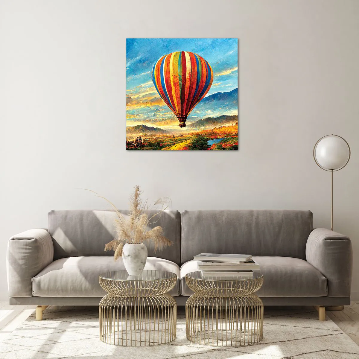 Impression sur verre - Image sur verre - Dans le silence on voit mieux - 60x60 cm