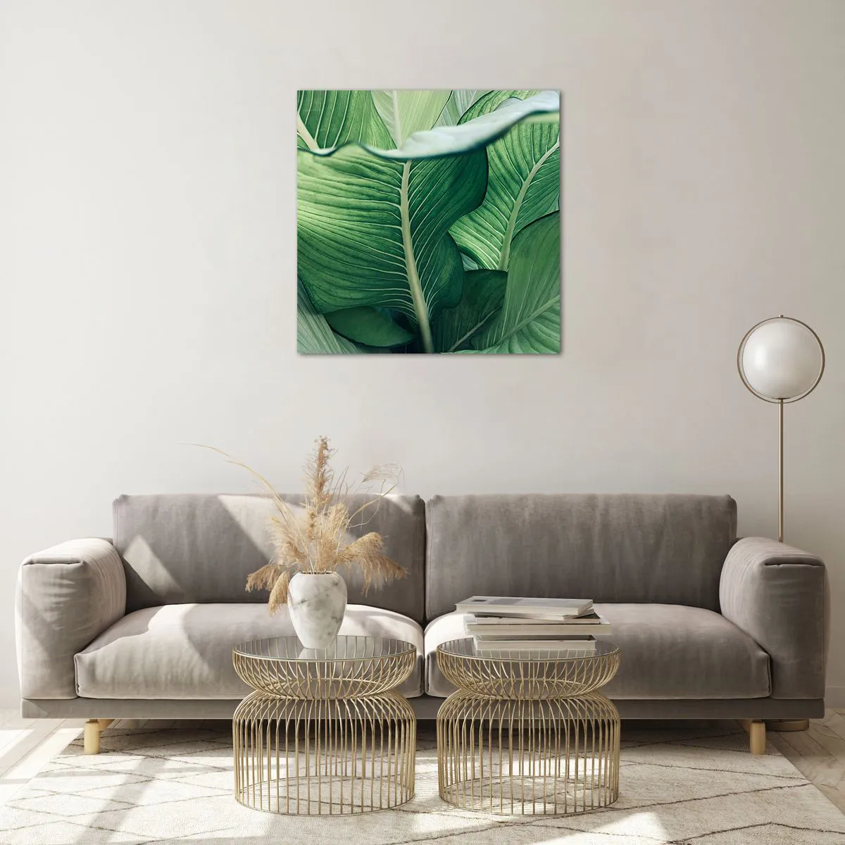 Impression sur verre - Image sur verre - Une vie intensément verte - 60x60 cm