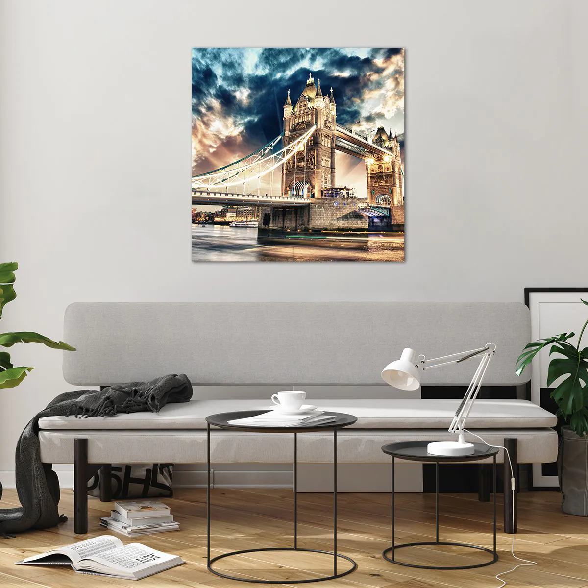 Impression sur verre - Image sur verre - Monument de l'empire victorien - 70x70 cm