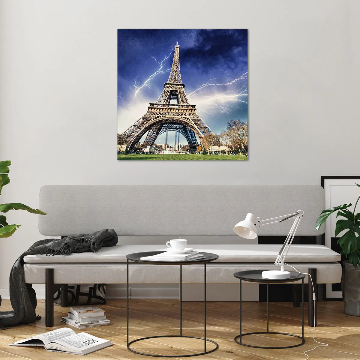 Impression sur verre - Image sur verre - Maître des tempêtes - 70x70 cm