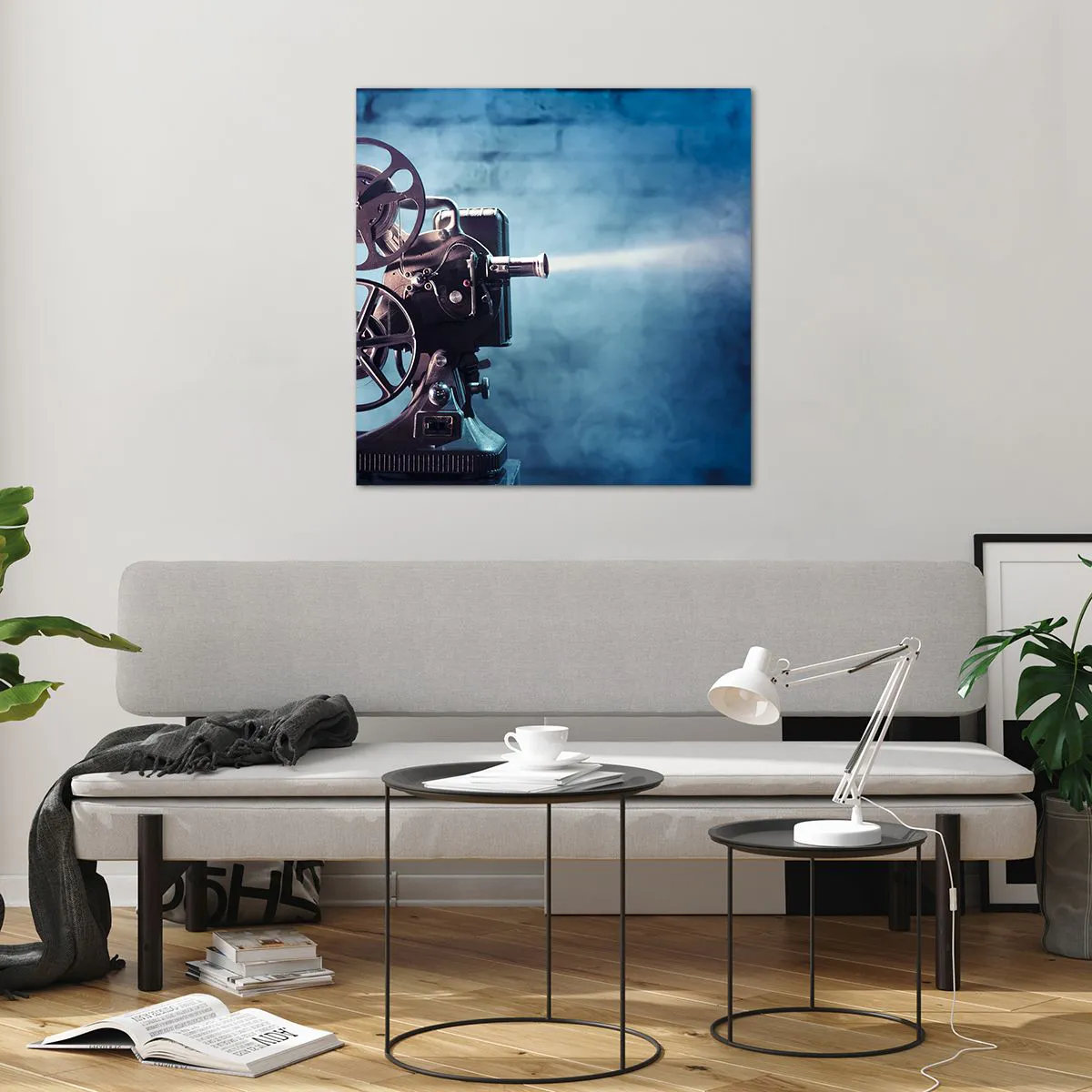 Üveg kép - A régi moziban - 70x70 cm