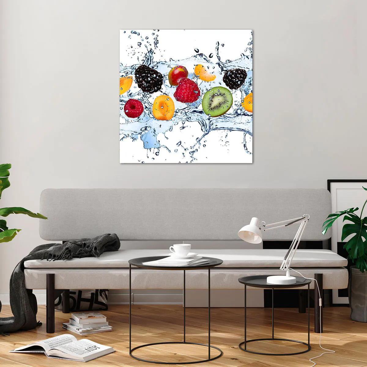 Impression sur verre - Image sur verre - Amusez-vous avec nous - 70x70 cm