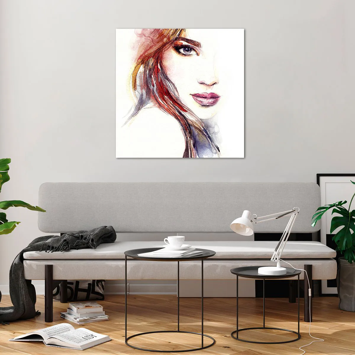 Quadro su vetro - Vademecum: seguimi - 70x70 cm