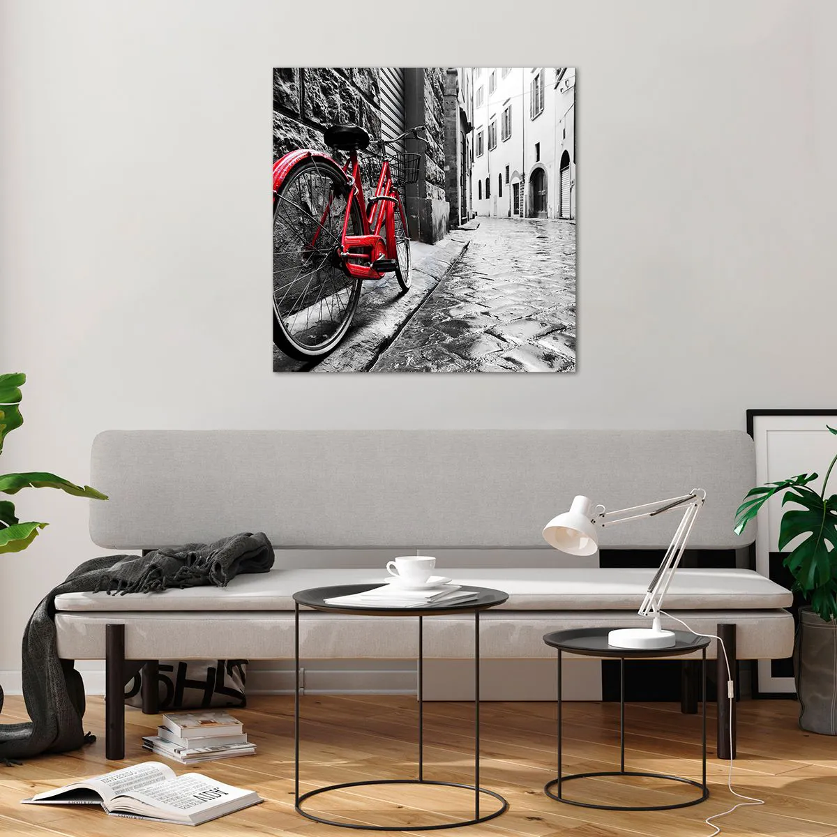 Obraz na skle - Skutečná krása nestárne - 70x70 cm