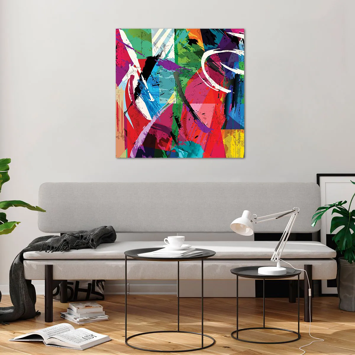 Impression sur verre - Image sur verre - Rapide, vif et bondissant - 70x70 cm