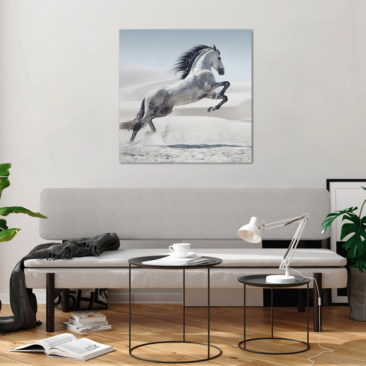 Obraz na skle - Arabský kníže - 70x70 cm