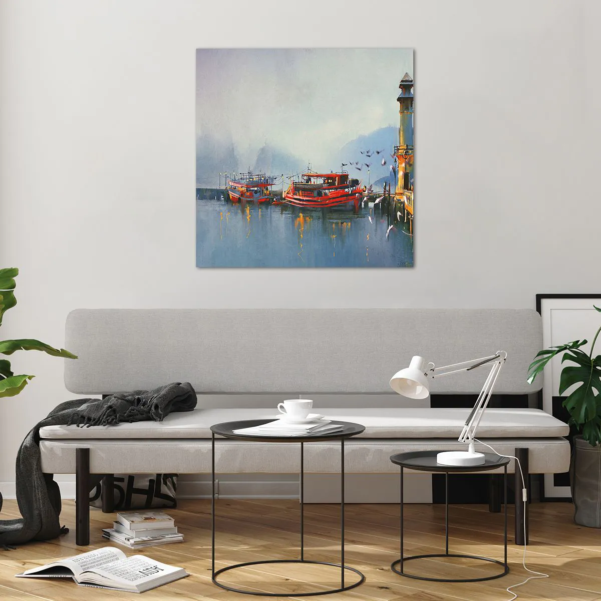 Üveg kép - A világ végén - 70x70 cm