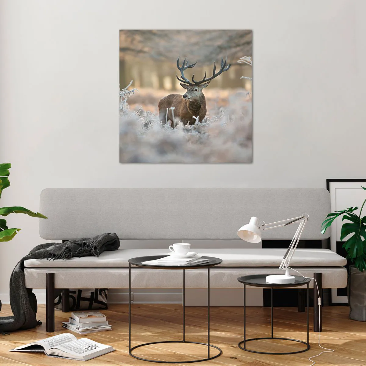 Quadro su vetro - Fresco mattino - 70x70 cm