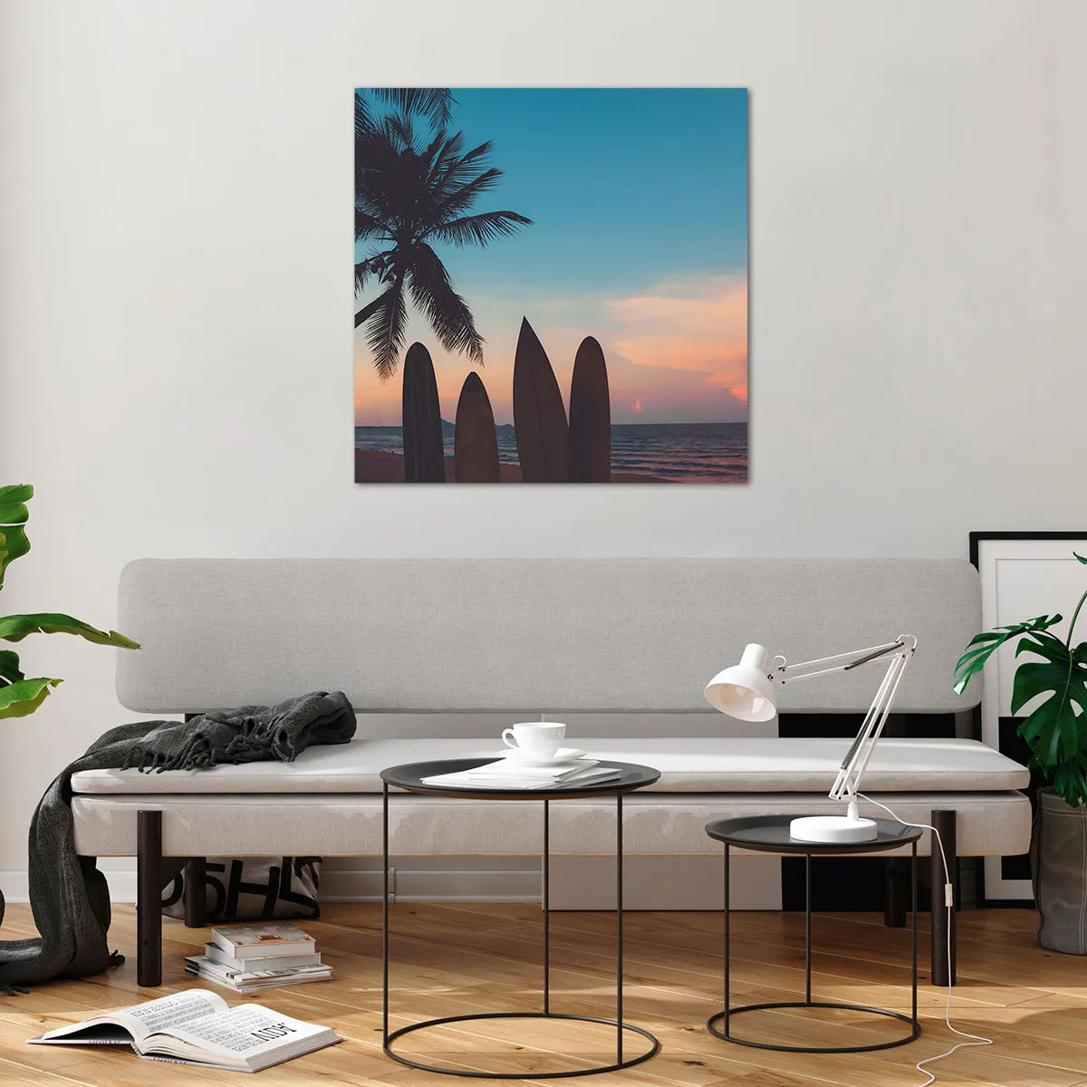 Impression sur verre - Image sur verre - Demain sera amusant aussi - 70x70 cm