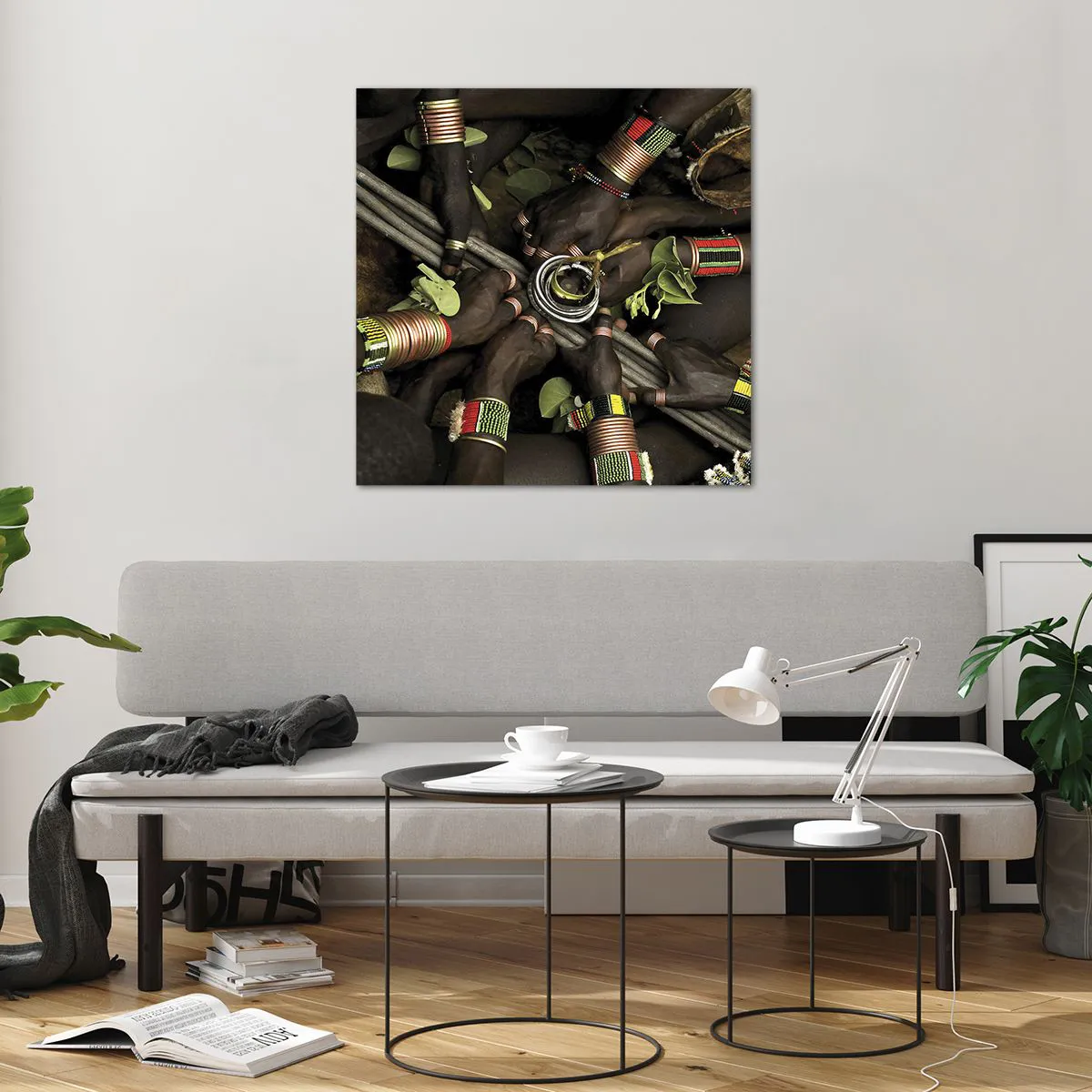 Impression sur verre - Image sur verre - Nous sommes ensemble - 70x70 cm