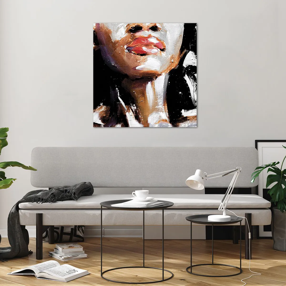 Schilderen op glas - Trots zonder vooroordelen - 70x70 cm