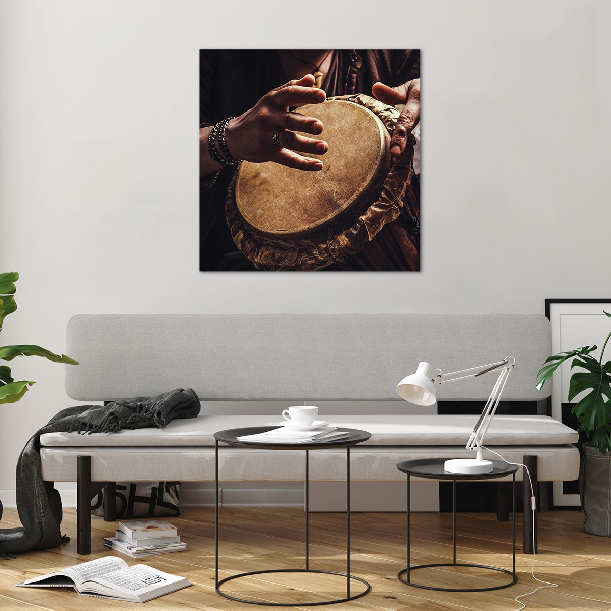 Obraz na plátne Hranie Na Bubon, Obraz na plátne Afriky, Obraz na plátne Hudba, Obraz na plátne Bubon, Obraz na plátne Kultúra