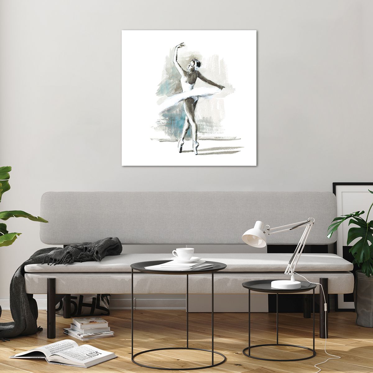 Glass picture  Ballerina, Glass picture  Dance, Glass picture  Ballet, Glass picture  Graphics, Glass picture  Painting