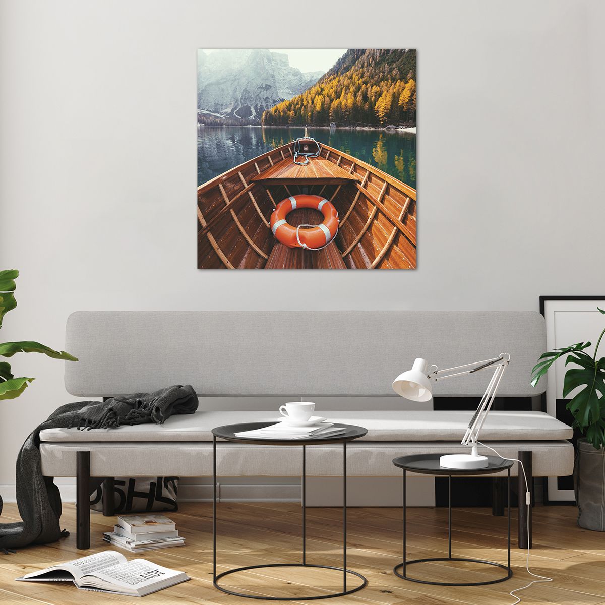 Obraz na plátne Landschap, Obraz na plátne Bergen, Obraz na plátne Alpen, Obraz na plátne Meer, Obraz na plátne Boot