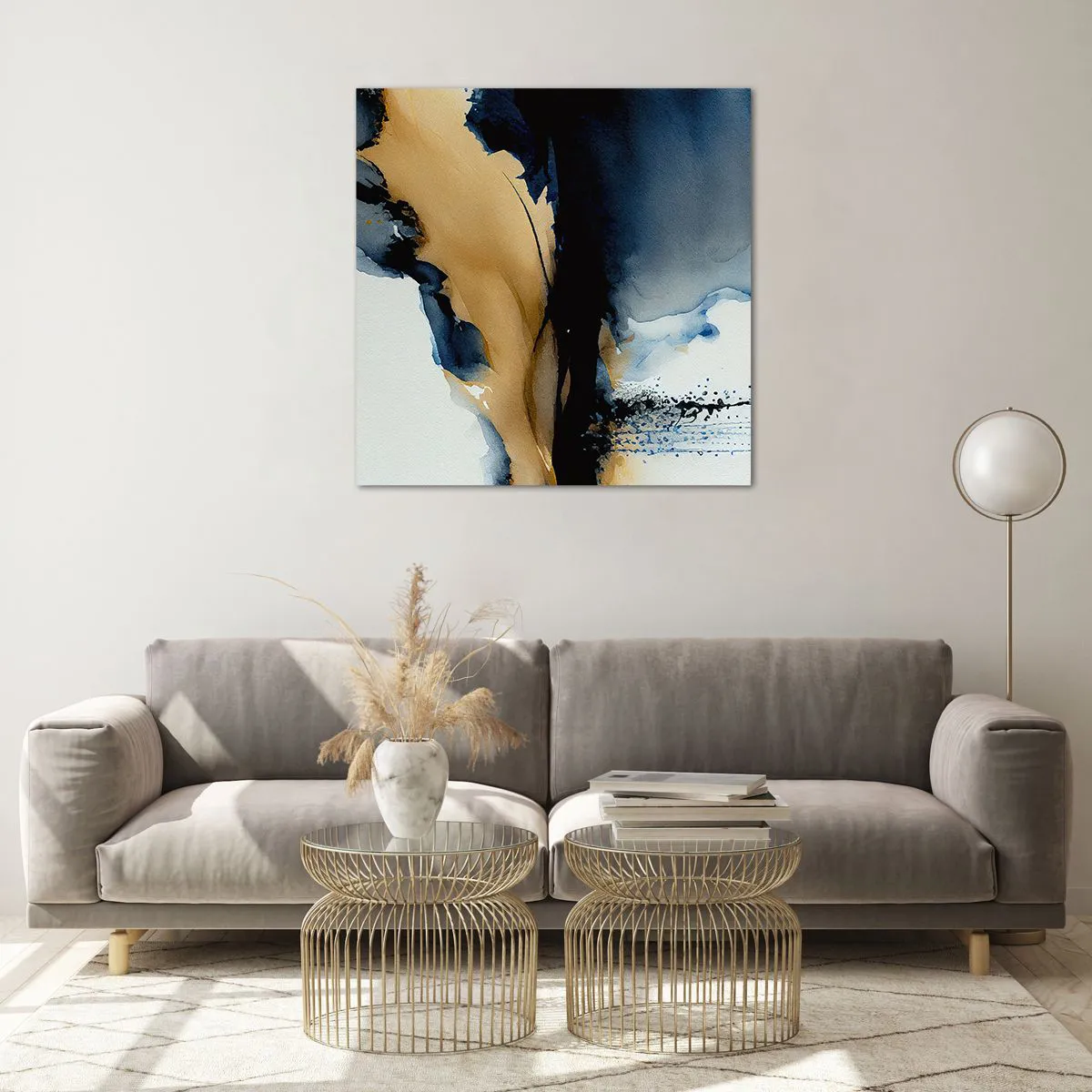 Cuadro sobre vidrio - Impresiones sobre Vidrio - Tras el telón - 70x70 cm