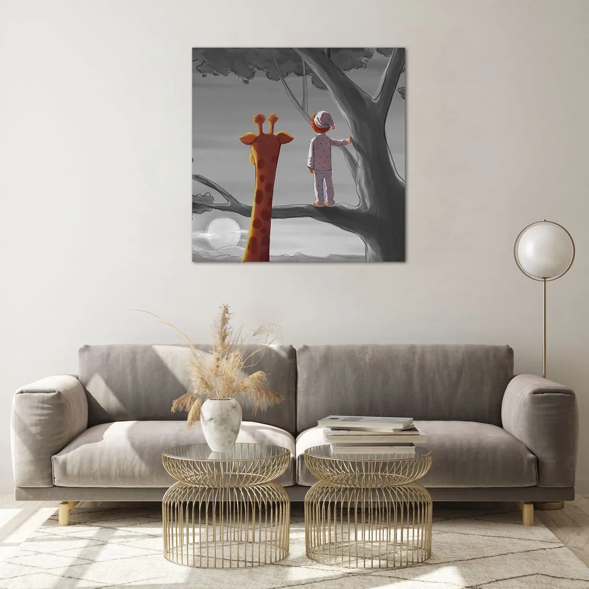 Impression sur verre - Image sur verre - Cela arrive vraiment - 70x70 cm