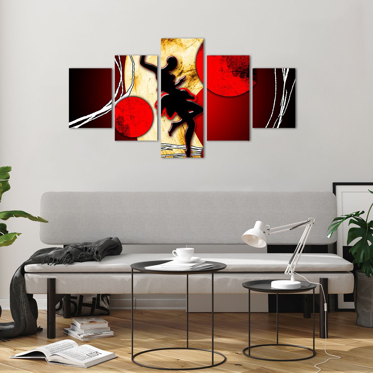 Tableau Déco Sur Verre 120x80cm – Portrait Femme Abstraction – ARTTOR