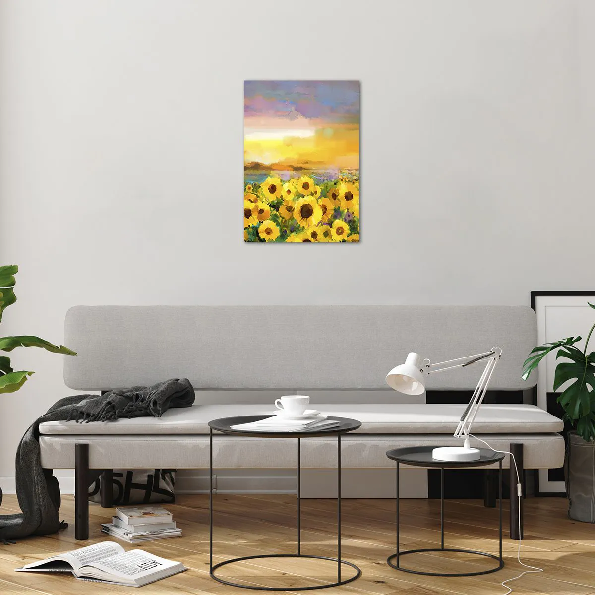 Glass picture - The Sun Itself Has Come to Earth - 50x70 cm