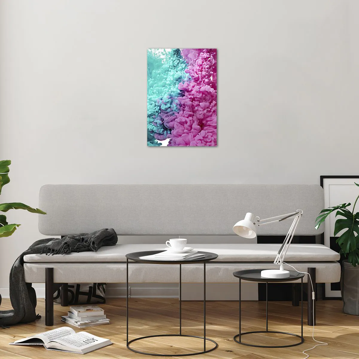 Üveg kép - Mindent eldöntő ütközés - 50x70 cm