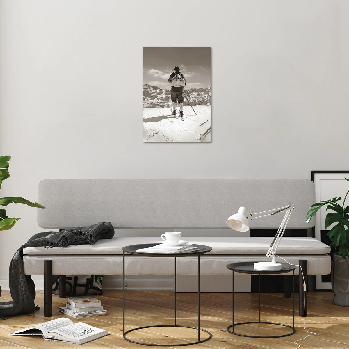 Glass picture - Mountains Are the Same - 50x70 cm