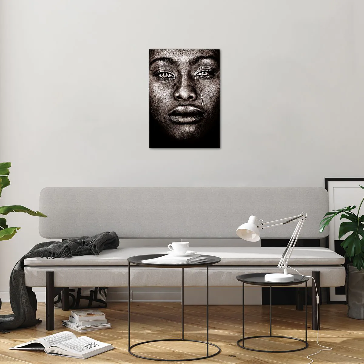 Üveg kép - Egy könnycsepp - 50x70 cm