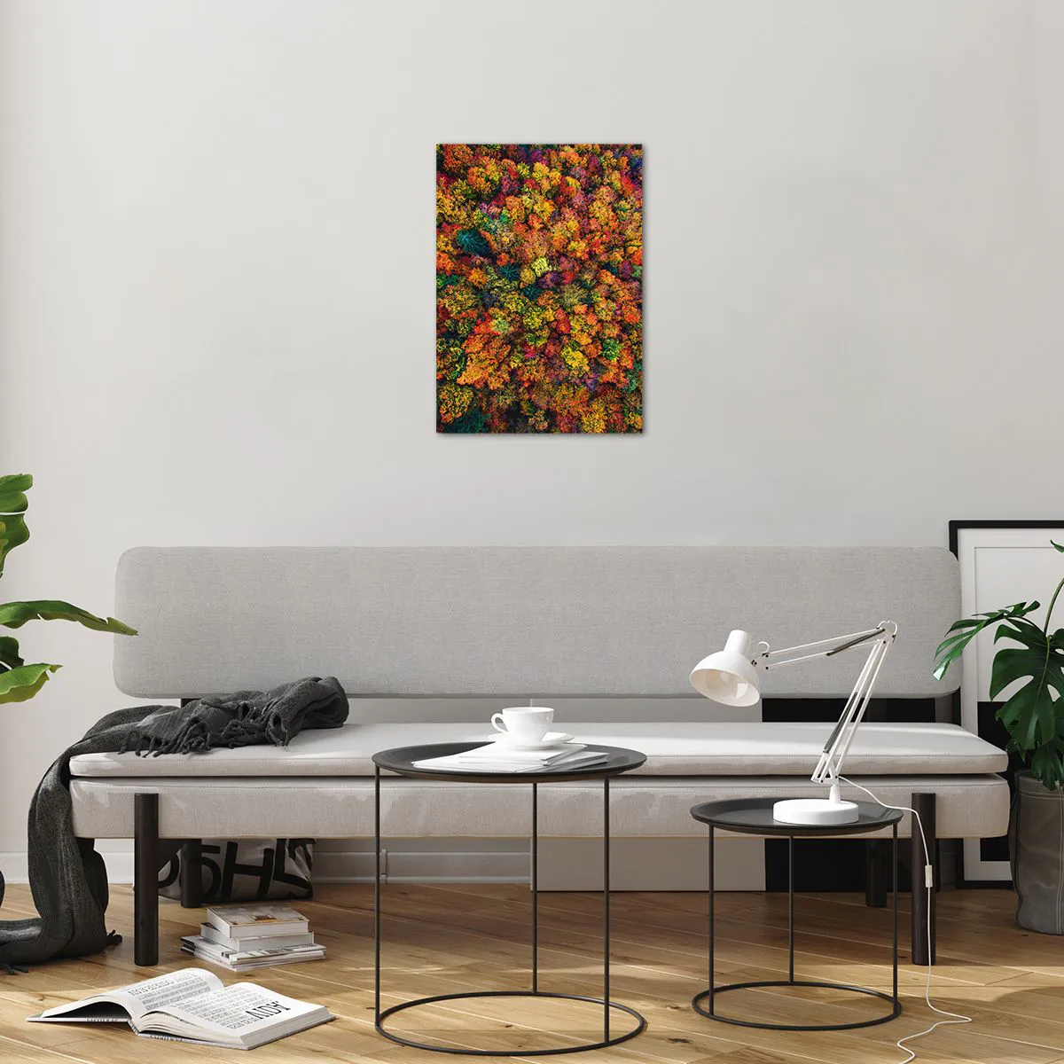 Üveg kép - Őszi facsokor - 50x70 cm