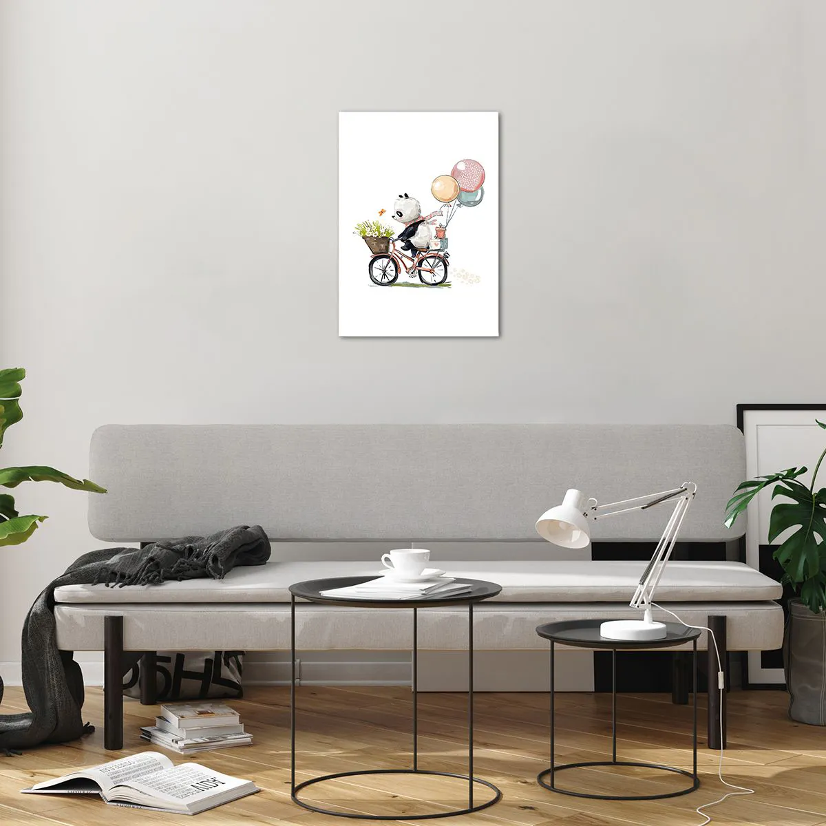 Schilderen op glas - Vrolijke dag - 50x70 cm