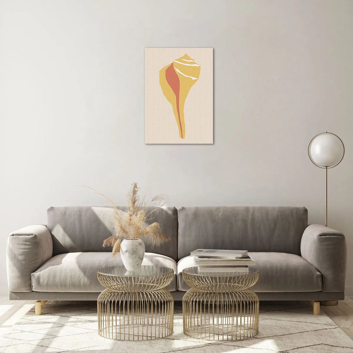 Obraz na skle - Organická abstrakce – růst - 50x70 cm