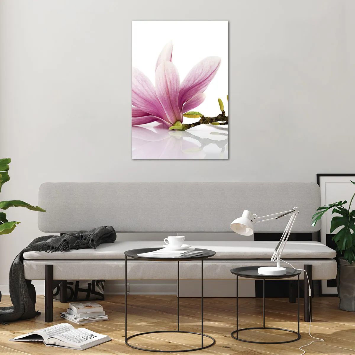 Obraz na skle - Jemné jako závan jara - 70x100 cm