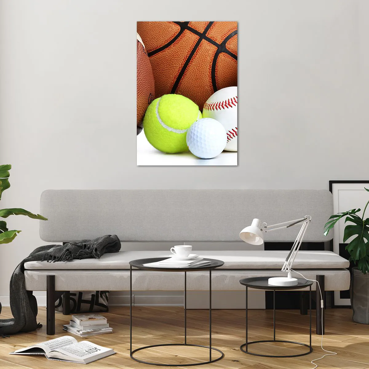 Glass picture - Football Unites Us - 70x100 cm