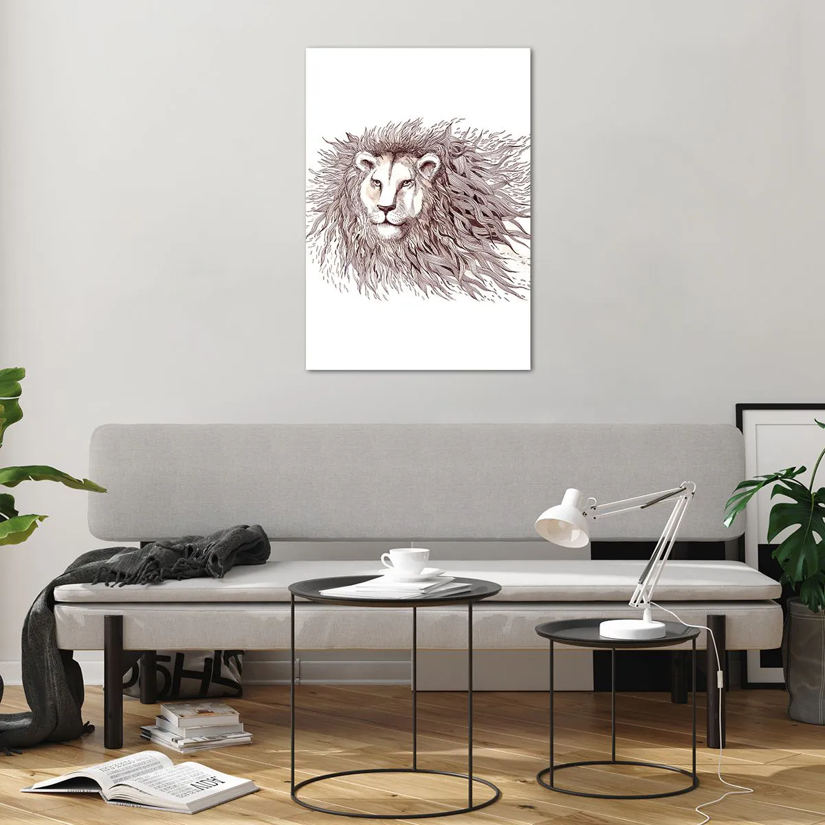 Tablou pe sticlă - Împăratul flamboaiant - 70x100 cm