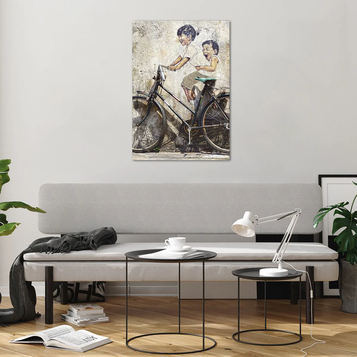 Üveg kép - Igaz, vagy hamis? - 70x100 cm