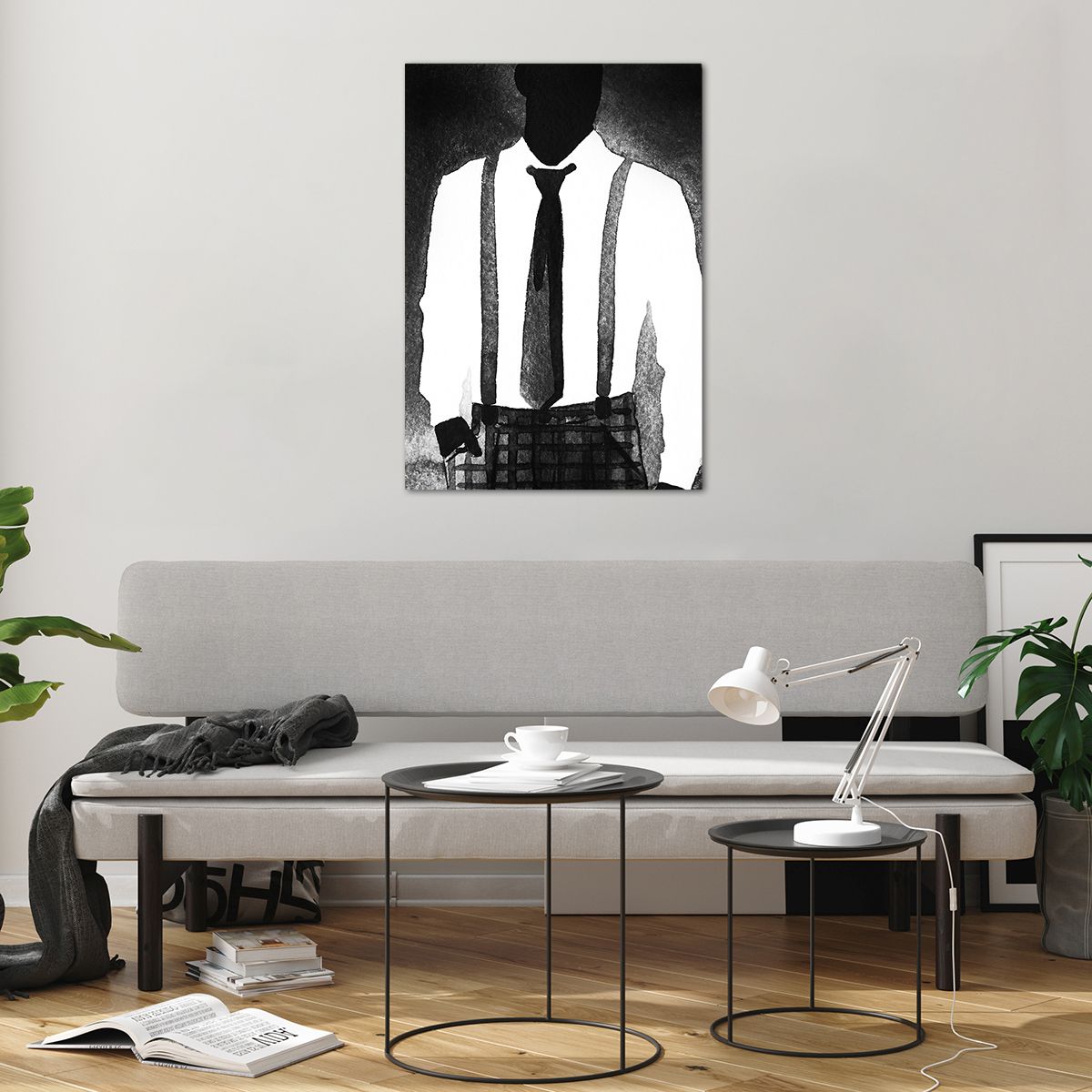 Quadro su vetro 70x100 cm - Atmosfera noir - Arttor - Decorazioni da parete  moderne e originali, per il salotto e la camera da letto