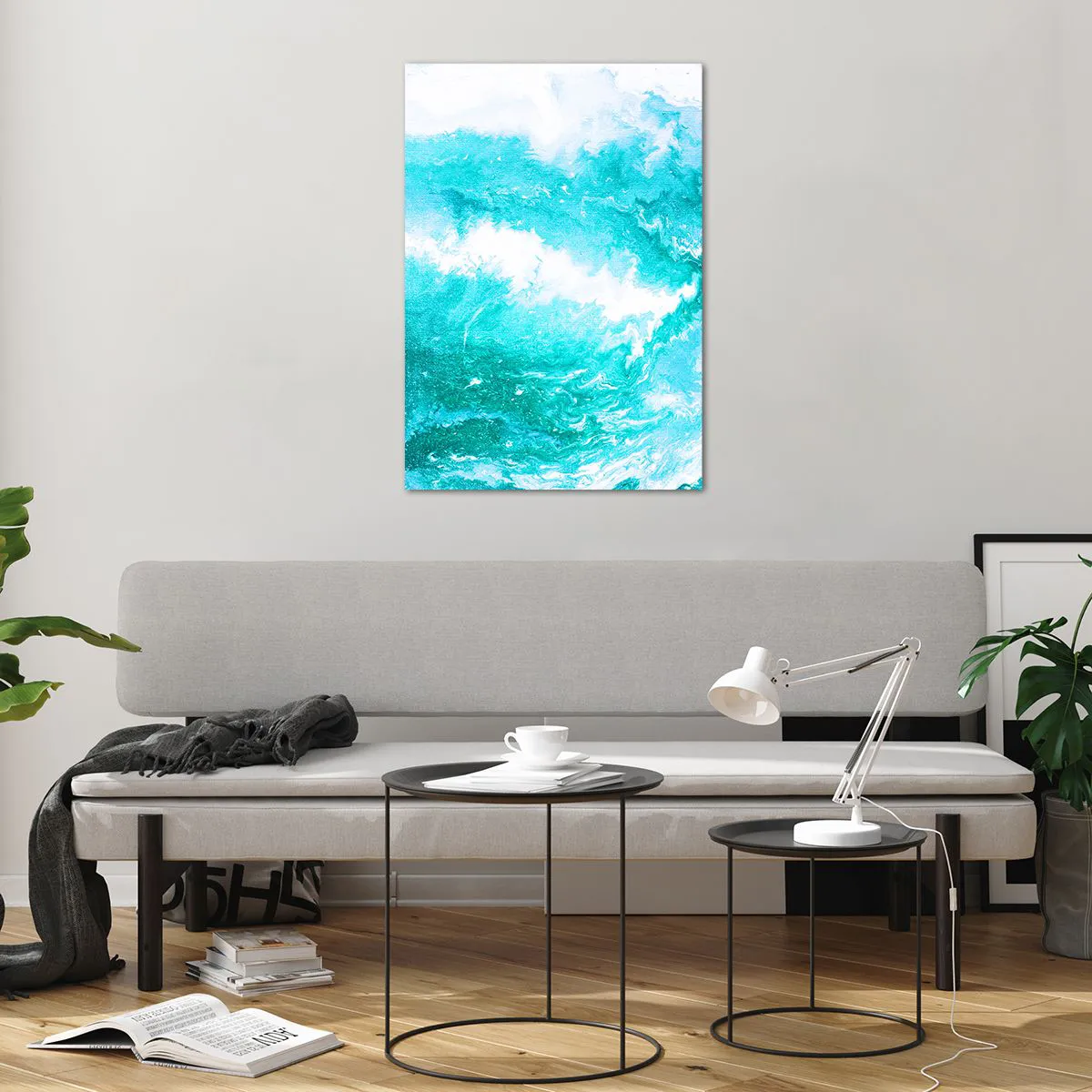 Tablou pe sticlă - În nucleul elementului - 70x100 cm