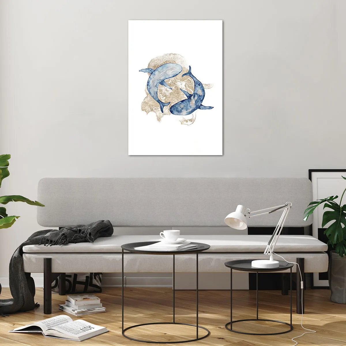 Tablou pe sticlă - Prietenie sau iubire? - 70x100 cm