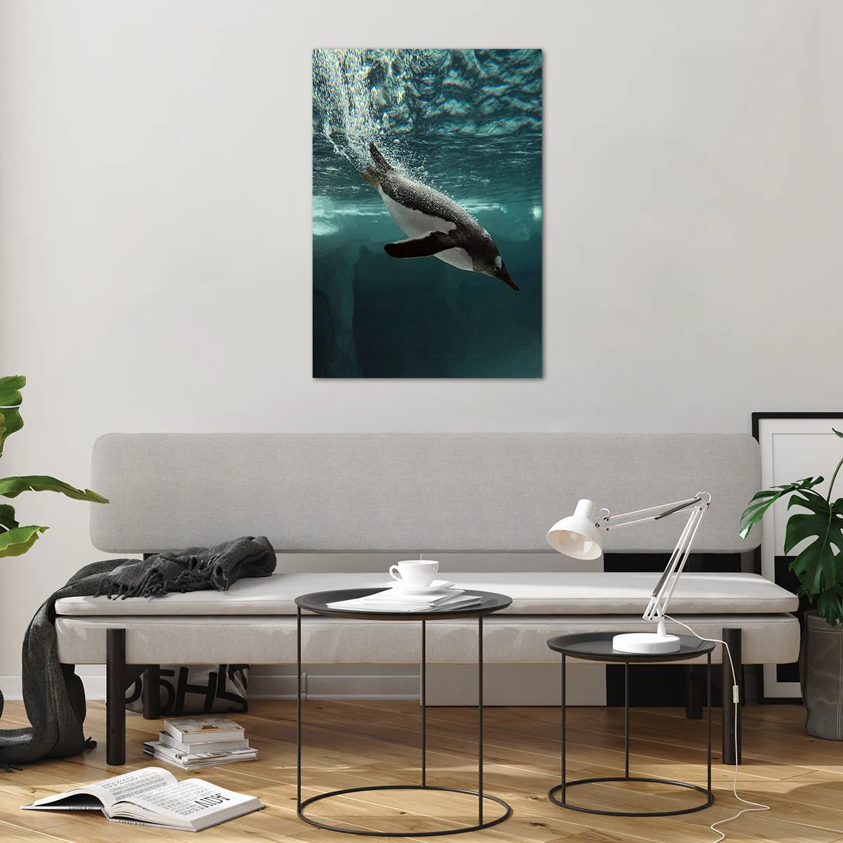 Tablou pe sticlă - Bun venit în lumea mea - 70x100 cm