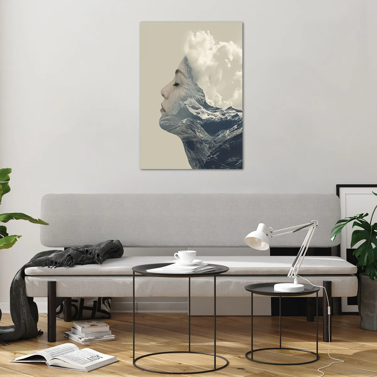 Üveg kép - Az elemek szépsége - 70x100 cm