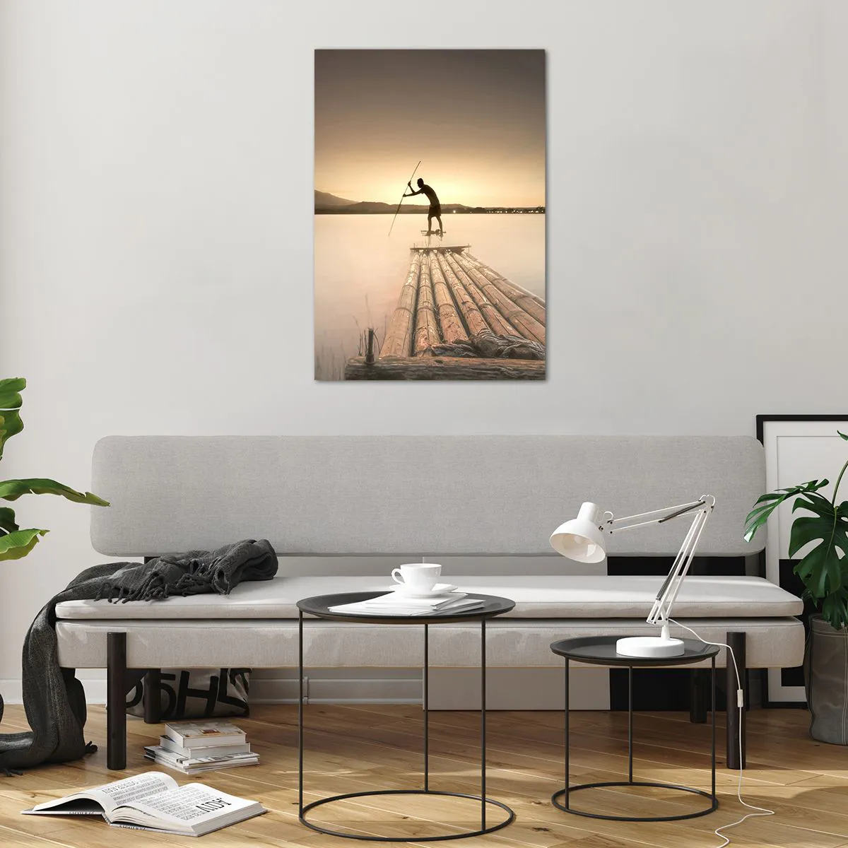 Üveg kép - Pihenés előtt - 70x100 cm