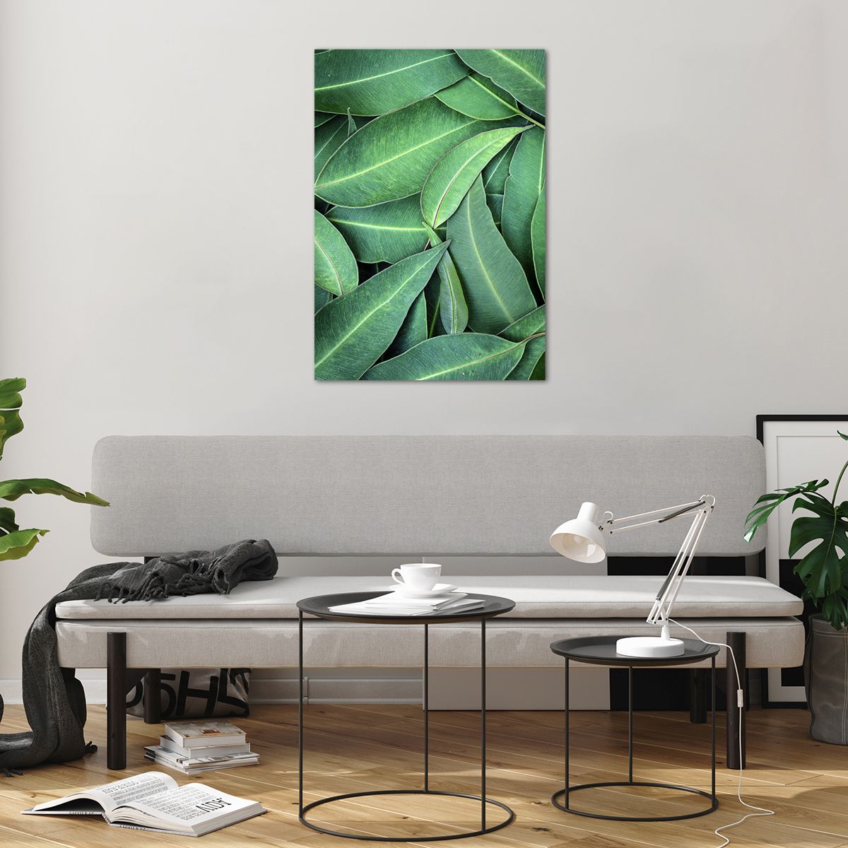 Glass picture  Leaves, Glass picture  Eucalyptus, Glass picture  Nature, Glass picture  Tropical Plant, Glass picture  Flora