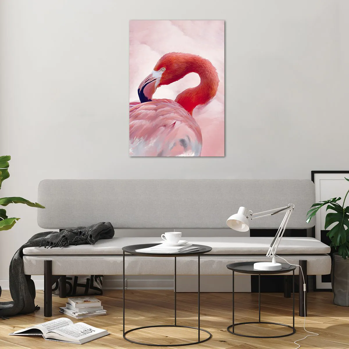 Üveg kép - Madári szépség - 70x100 cm