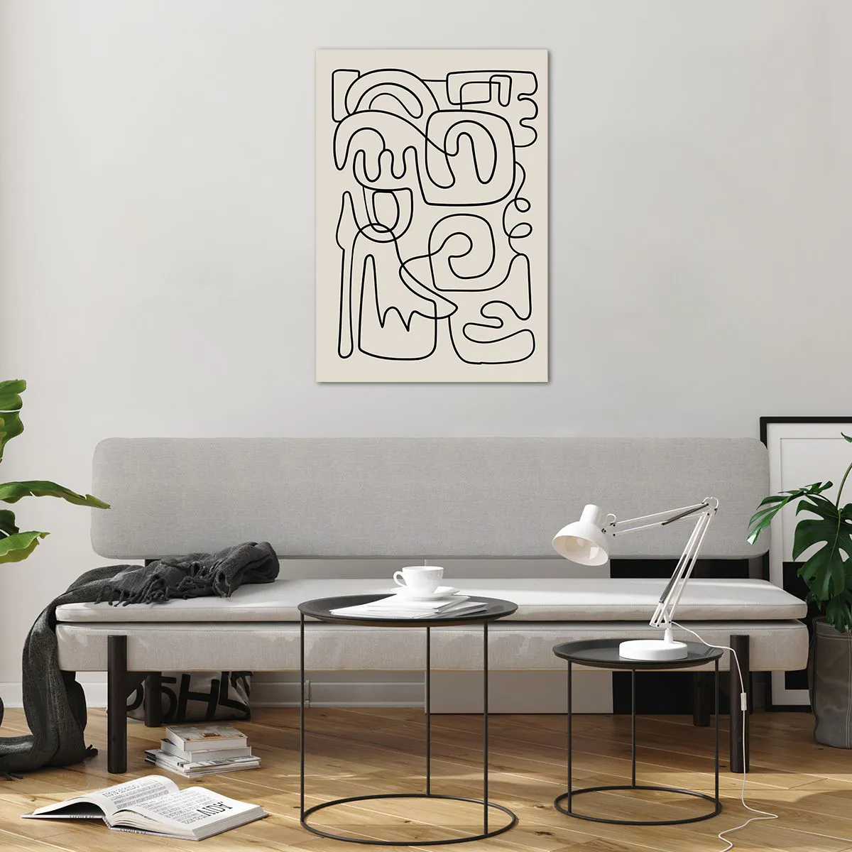 Glass picture - Tracing - 70x100 cm