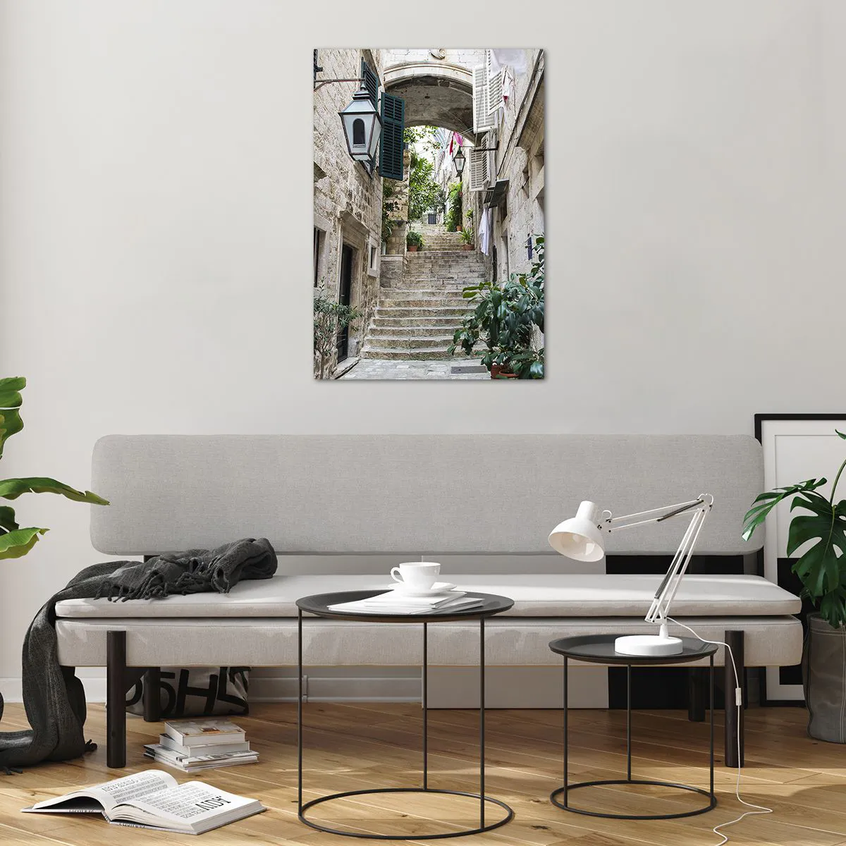 Quadro su vetro - Angolo affascinante - 70x100 cm