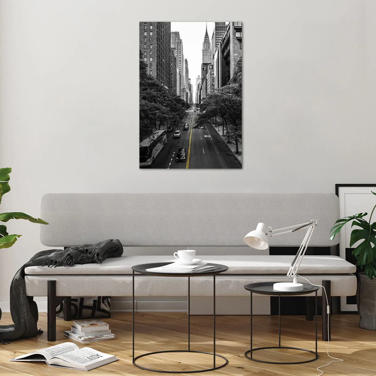 Obraz na skle - Newyorské ráno - 70x100 cm