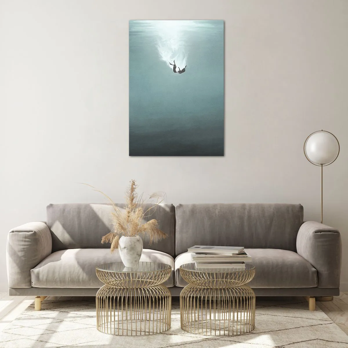 Üveg kép - Az óceán ölelésében - 70x100 cm