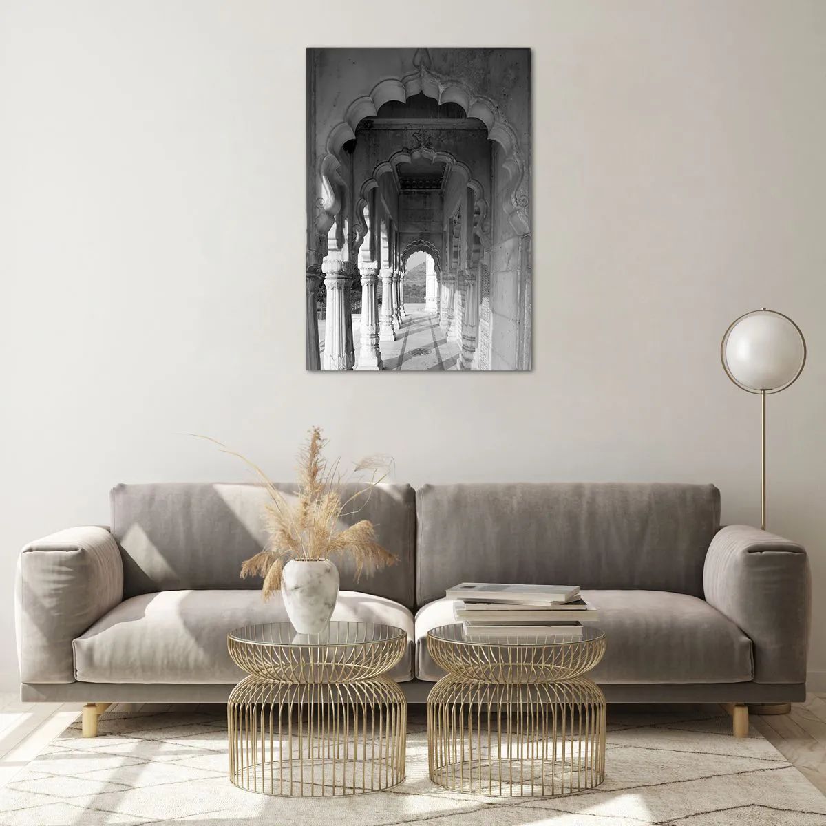 Quadro em vidro - Contos de fadas orientais acontecem aqui - 70x100 cm