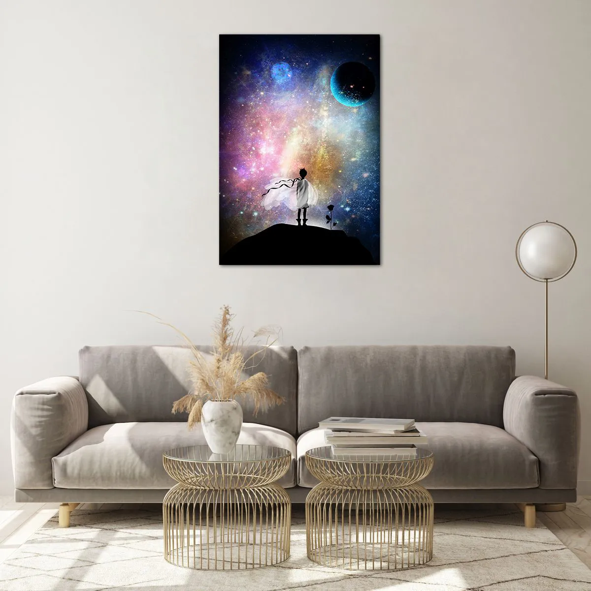 Obraz na skle - Malý princ - 70x100 cm