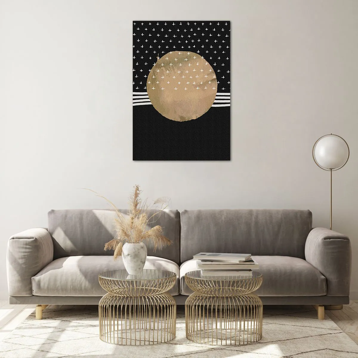 Tablou pe sticlă - Compoziție: steagul galactic - 70x100 cm