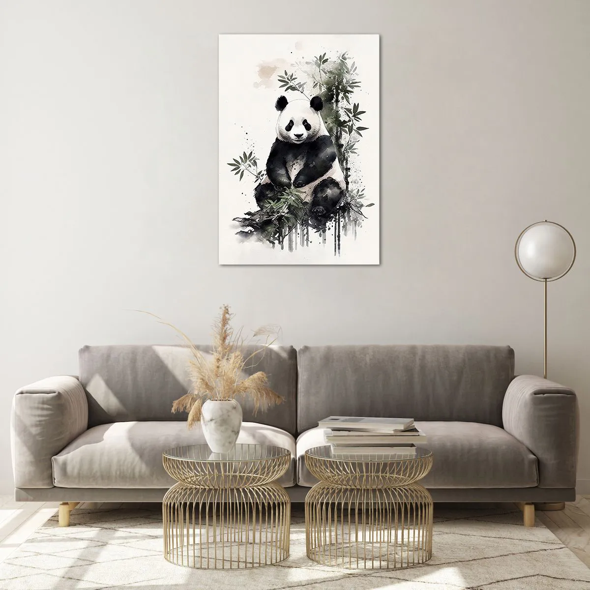 Impression sur verre - Image sur verre - Salutations de Chine - 70x100 cm