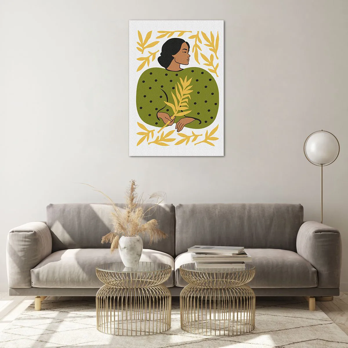 Üveg kép - Hawaii lány - 70x100 cm