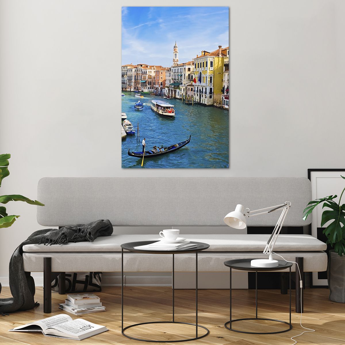 Billede på glas Venedig, Billede på glas Arkitektur, Billede på glas Grand Canal, Billede på glas Gondol, Billede på glas Rejser